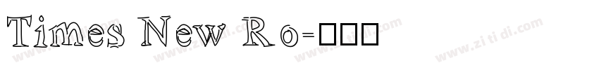 Times New Ro字体转换
